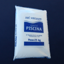 Sal Piscinas Vacuum Saco 25kg.